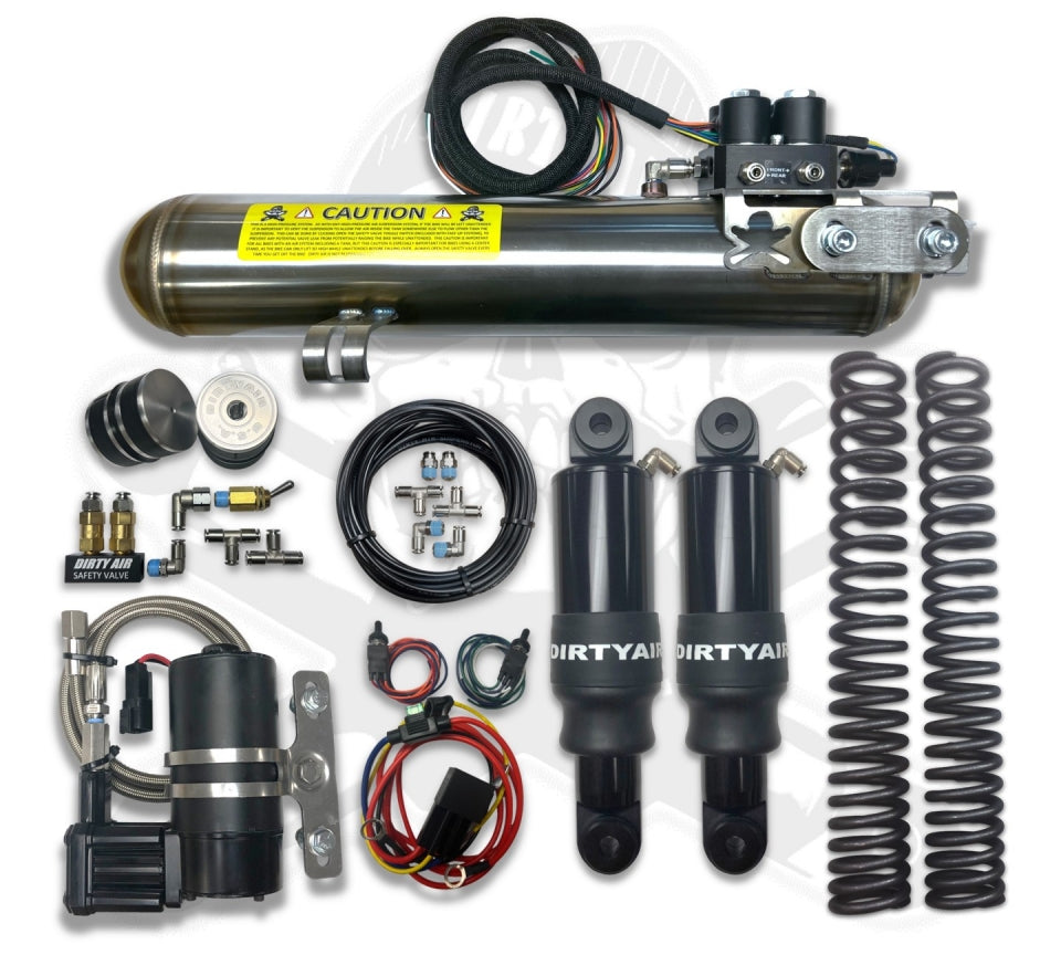 DIRTY AIR "EL GRANDE" Fast Front+Rear Air Suspension System W Fork Bump Stops