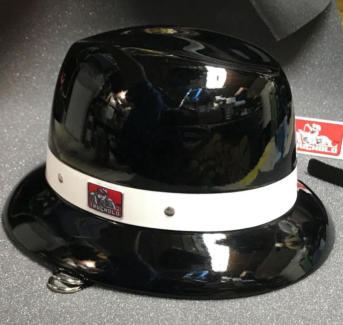 TruCholo Fedora Helmet – POR VIDA KUSTOM CYCLES